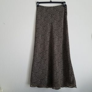 Express A-line Long Skirt Semi-Sheer